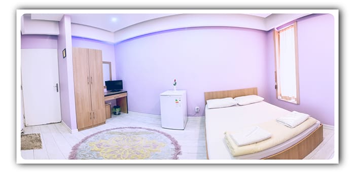 نمای اتاق دو تخته